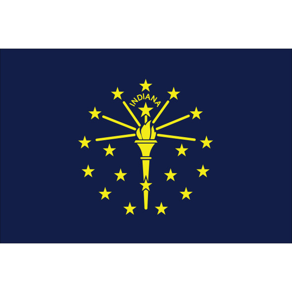 Indiana State Nylon Flag