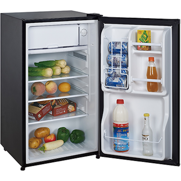 Refrigerator  3.5 Cu Ft  Black