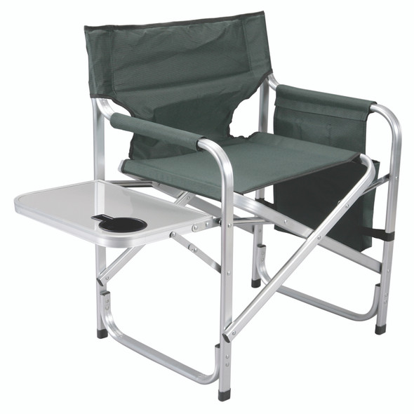 Dir Chair  Green W/Tray/Ch/Bag