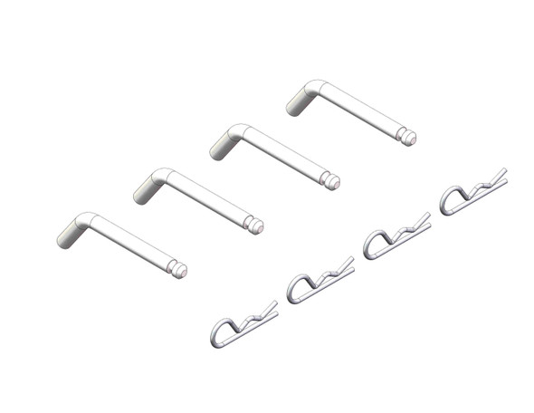 5Th Wheel Isr Baserail Pin Kit 4Pc