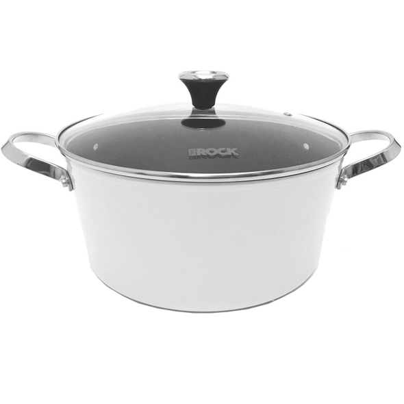 The Rock Stock Pot  7.2 Qt  White