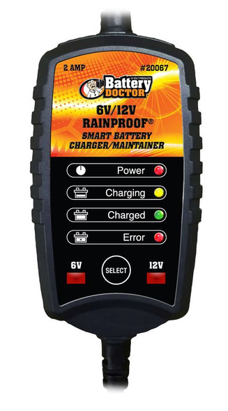 Battery Doc  6/12V 2 Amp Rainproof