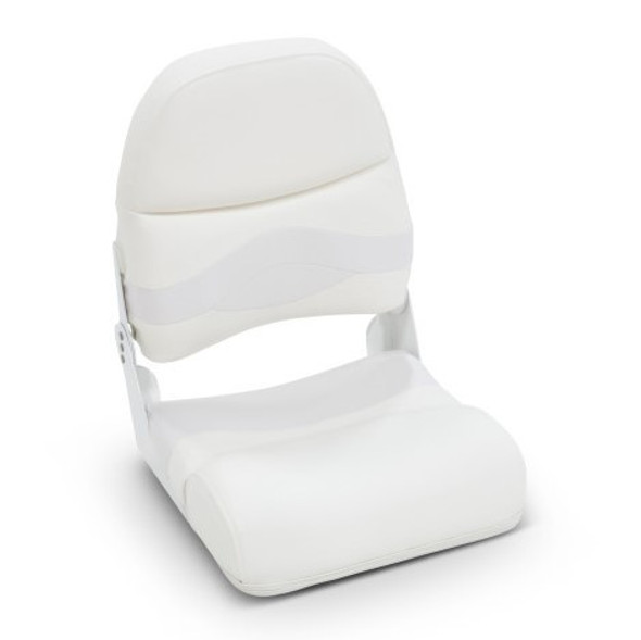 Pontoon Furn Fold Down Seat White