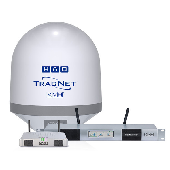 KVH TracNet™ H60 Ku-Band Antenna w/TracNet Hub