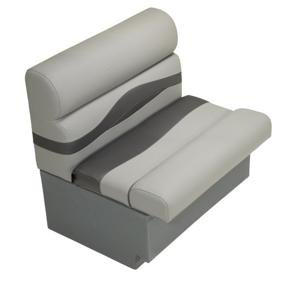 Pontoon Furn 30'Bench Seat Charcoal