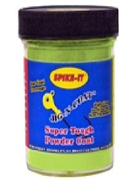 Spike It Jig-N-Coat Powder Paint 2oz Green Chartreuse