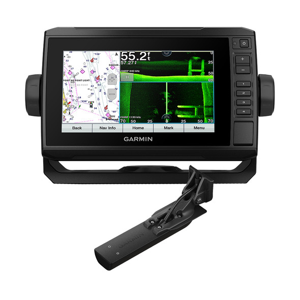 Garmin ECHOMAP UHD 74sv Combo GPS/Fishfinder - Preloaded US Offshore BlueChart g3 w/GT56UHD-TM