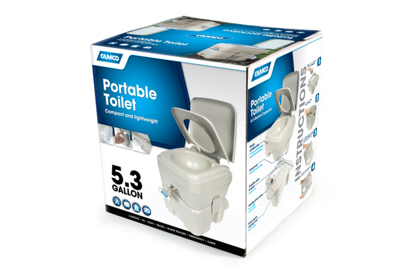 Portable Toilet  5.3 Gal.