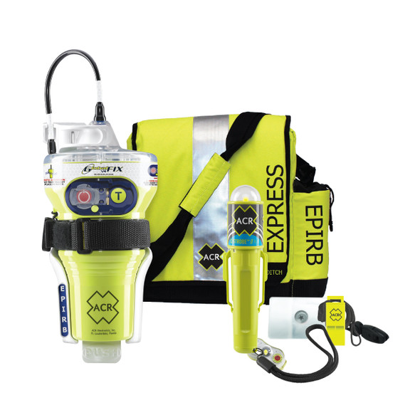 ACR GlobalFix™ V4 Category 2 w/Rapid Ditch Bag, C-Strobe, H2O Signal, Mirror, Rescue Whistle Survival Kit