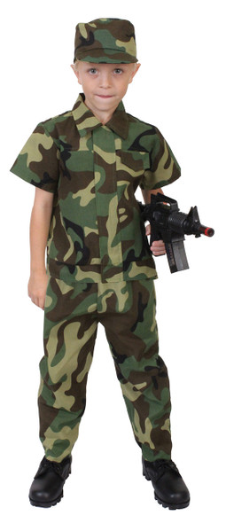 Rothco Kids Camouflage Soldier Costume