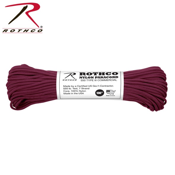 Rothco Nylon Paracord Type III 550 LB