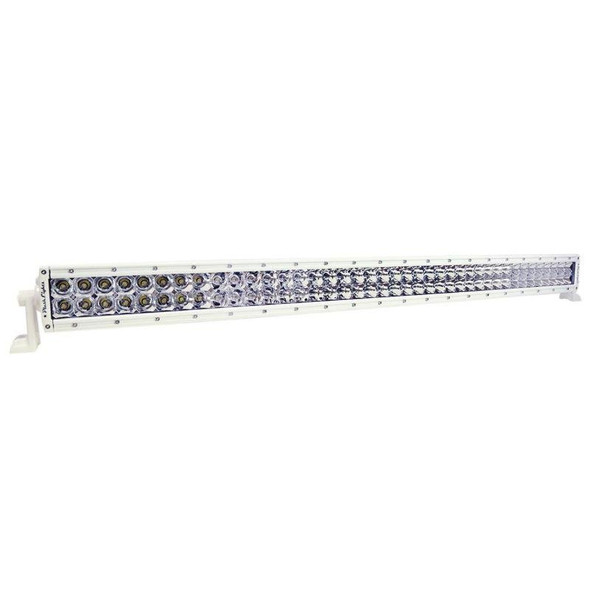 Plashlight Xx Series 400 W 9 To 36 Vdc 25200 Lumens Combination Beam 80-led 40 In Straight Double Row Light Bar, Akzonobel Marine White Polyester Powder Coated Housing|xx-40-5w