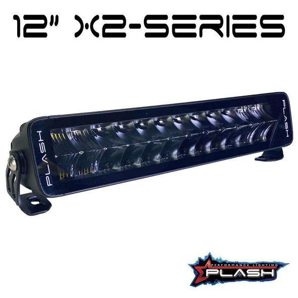 Plashlight X2-series Led Light Bar - 12" - Black Housing | X2-12