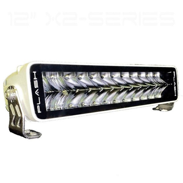 Plashlight X2-series Led Light Bar - 12" - White Housing | X2-12-wht