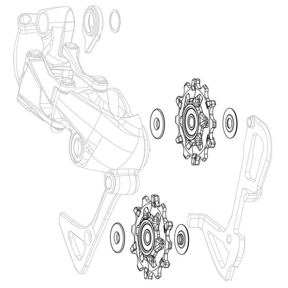 X01/X01 DH/X1/CX1/GX1 X-Sync Pulley Set