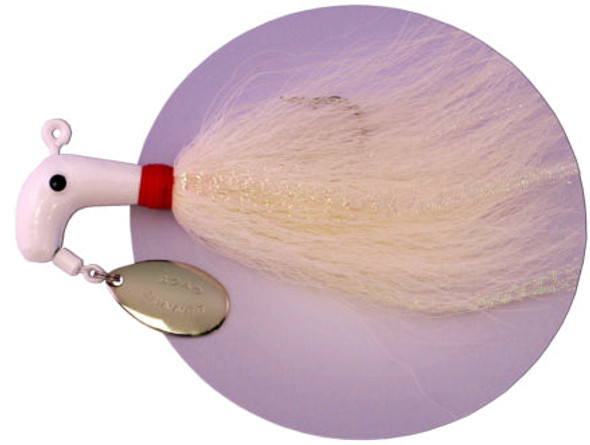 Blakemore Road Runner Bucktail 1oz 4/0 Wh/Rd/Wh 6/cd