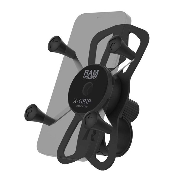 RAM Mount RAM® X-Grip® Phone Mount w/RAM® Tough-Strap™ Handlebar Base