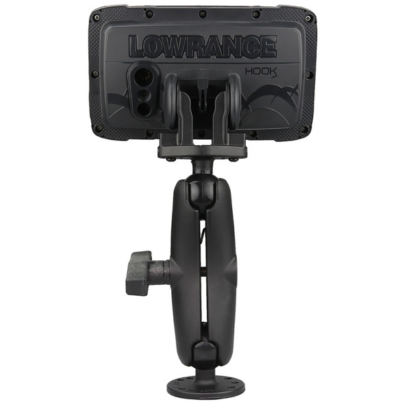 RAM Mount C Size 1.5" Fishfinder Mount for the Lowrance Hook2 Series