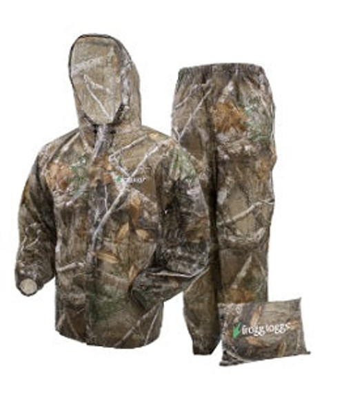 Frogg Toggs Men's Ultra-Lite2 Rainsuit- Realtree Edge Size XL