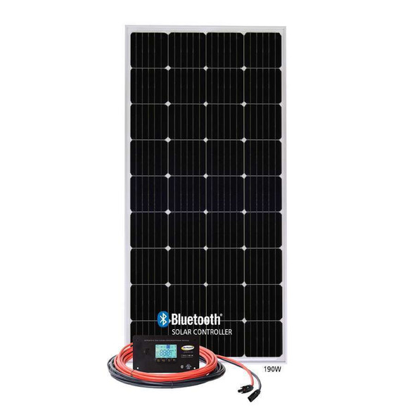OVERLANDER: 200 WATT SOLAR KIT with Controller