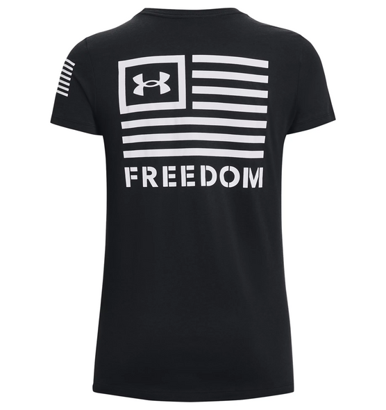 Women's Ua Freedom Banner T-shirt - KR-15-1370819001LG