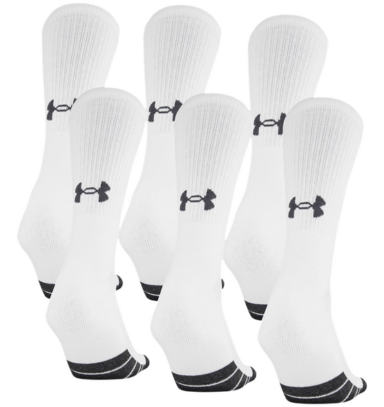 Unisex Ua Performance Tech Crew 6-pack Socks - KR-15-UA730-U6784P6-170