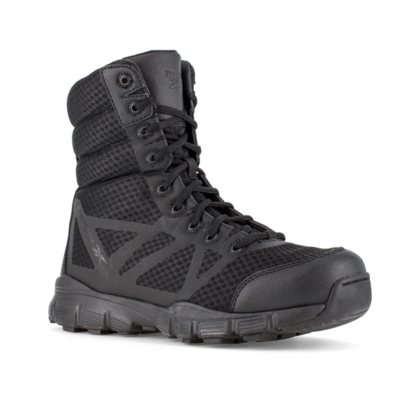 Dauntless 8'' Seamless Tactical Boot W/ Soft Toe - Black - KR-15-RBK-RB8720-M-9.5