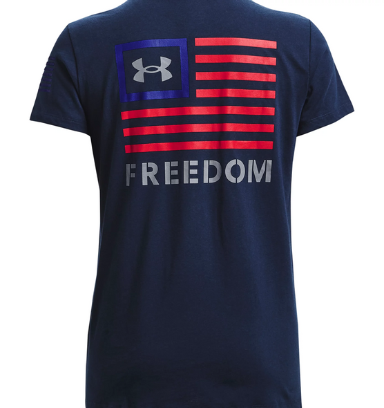 Women's UA Freedom Banner T-Shirt - KR-15-1370819408MD
