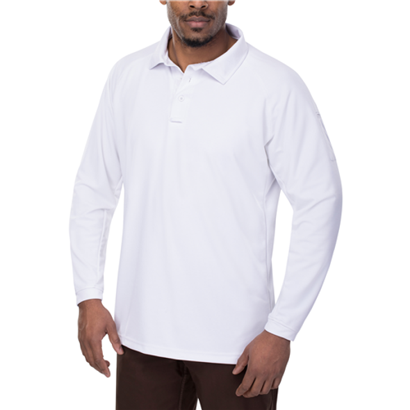 Vertx Coldblack Men's Long Sleeve Polo - KR-15-VTX-VTX4020PWHXSMALL