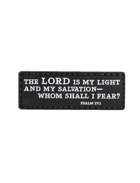 Psalm 27:1 Morale Patch