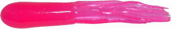 Big Bite 1.5"" Crappie Tube 10bg Hot Pink