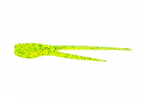 Larew Split Tail Chartreuse Green