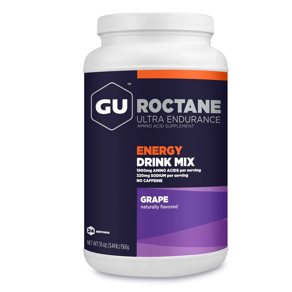 GU Roctane Energy Drink Mix 24 Serving Can Grape