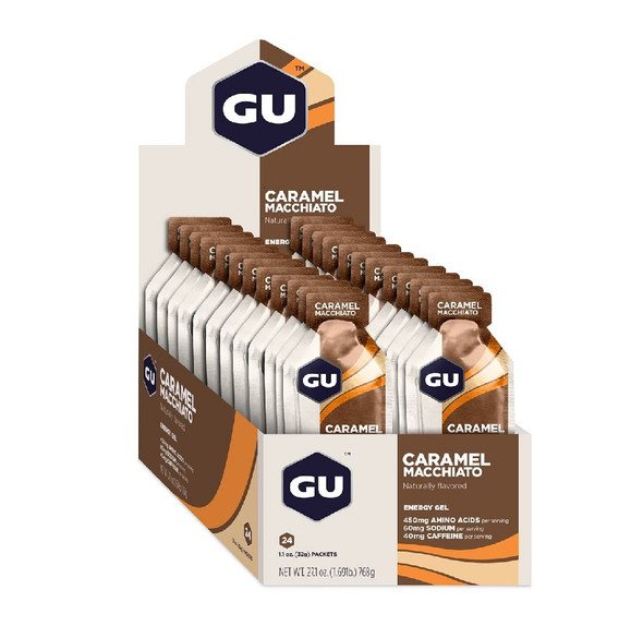 GU Energy Gels 24ct Box Caramel Macchiato