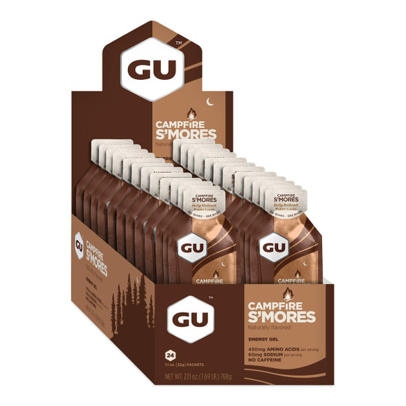 GU Energy Gels 24ct Box Campfire Smores