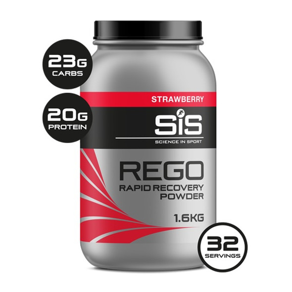 SIS Rego Rapid Recovery Powder 56.4oz Strawberry