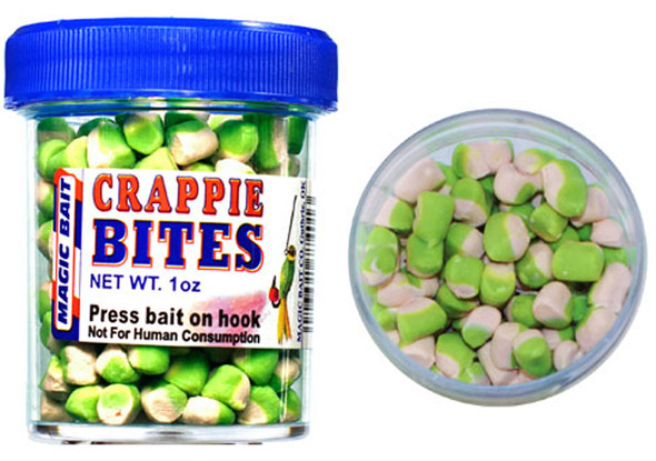 Magic Crappie Bites White/chart 1oz