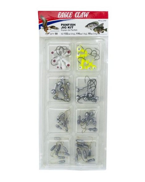 Eagle Claw Jig Head Kit Panfish