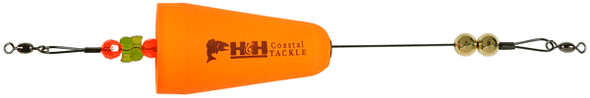 H & H Tko Popping Float Rig Orange