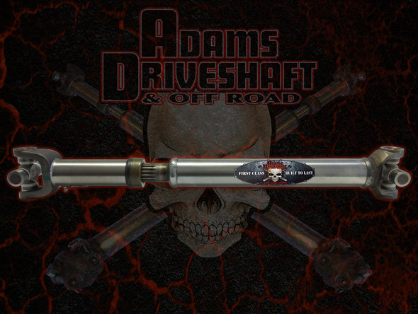 Adams Driveshaft YJ Front Slip N Stub 1310 Driveshaft Extreme Duty Series