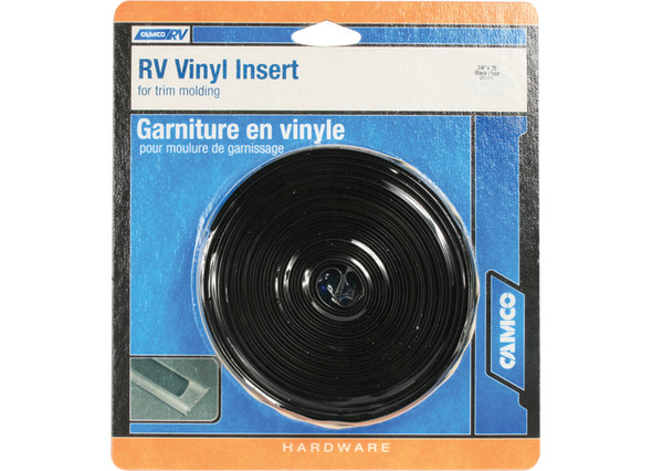 Vinyl Insert 3/4in X 25ft Black