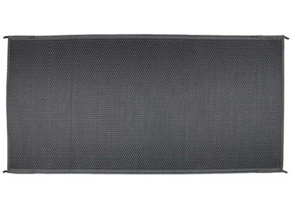 Outdoor Mat/runner 3ft X 6ft Reversible Gray/dark Gray