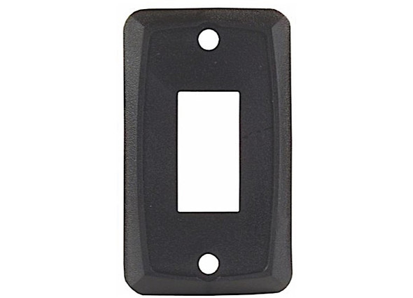 Single Face Plate Black