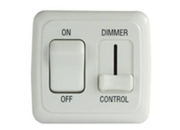 Dimmer On/off Rocker Switch Assembly W/bezel White