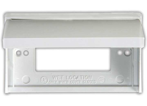 Weatherproof Gfci Outlet Cover Polar White
