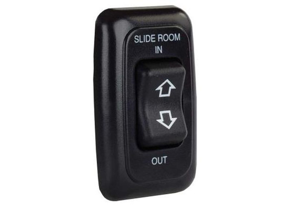 Single Slideout Switch Assembly W/bezel Black