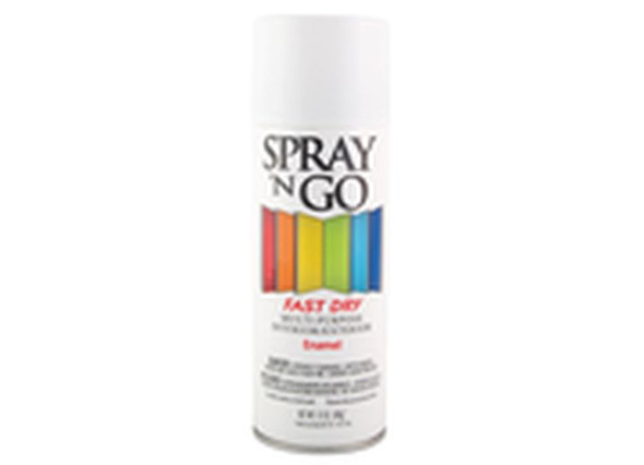 Spray N Go Fast Dry Decorative Enamel 12 Oz Sprays Gloss White