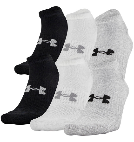 Unisex Ua Training Cotton No Show 6-pack Socks