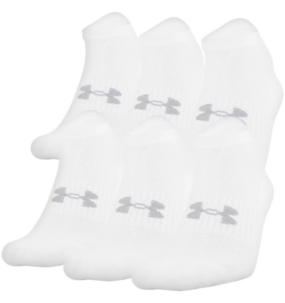 Unisex Ua Training Cotton No Show 6-pack Socks - KR-15-UA730-U6724P6-170