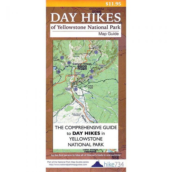 Day Hikes Yellowstone  Map Gd